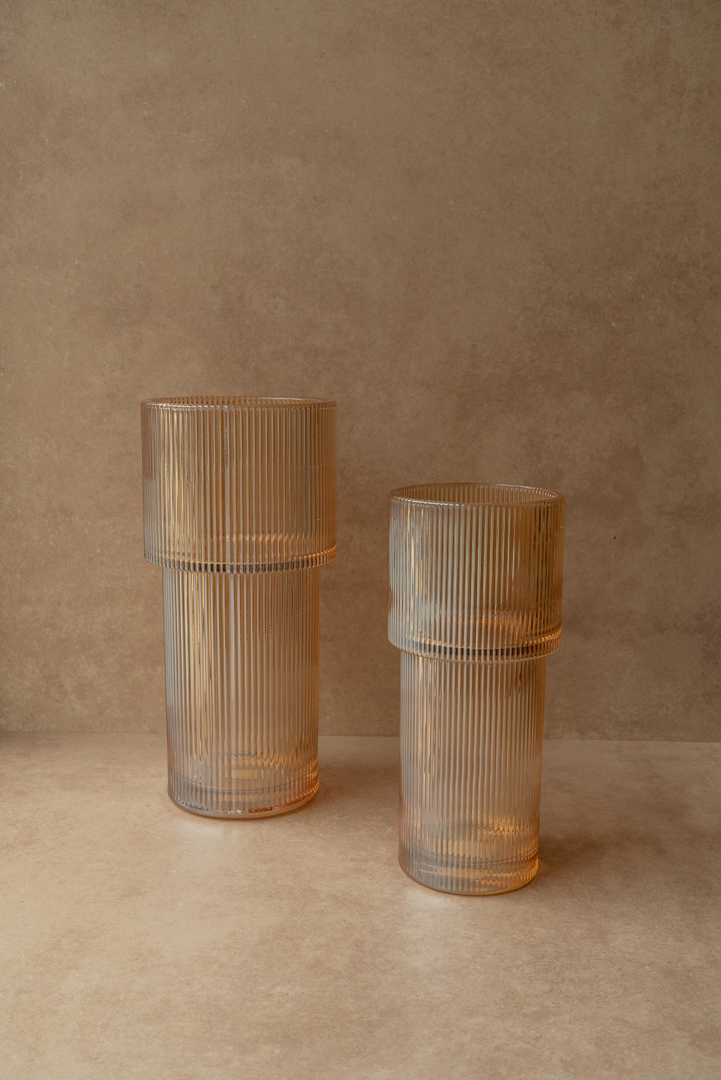 Большая ваза Колонна с элементами бохо / NN ceramic | Veter Magazine